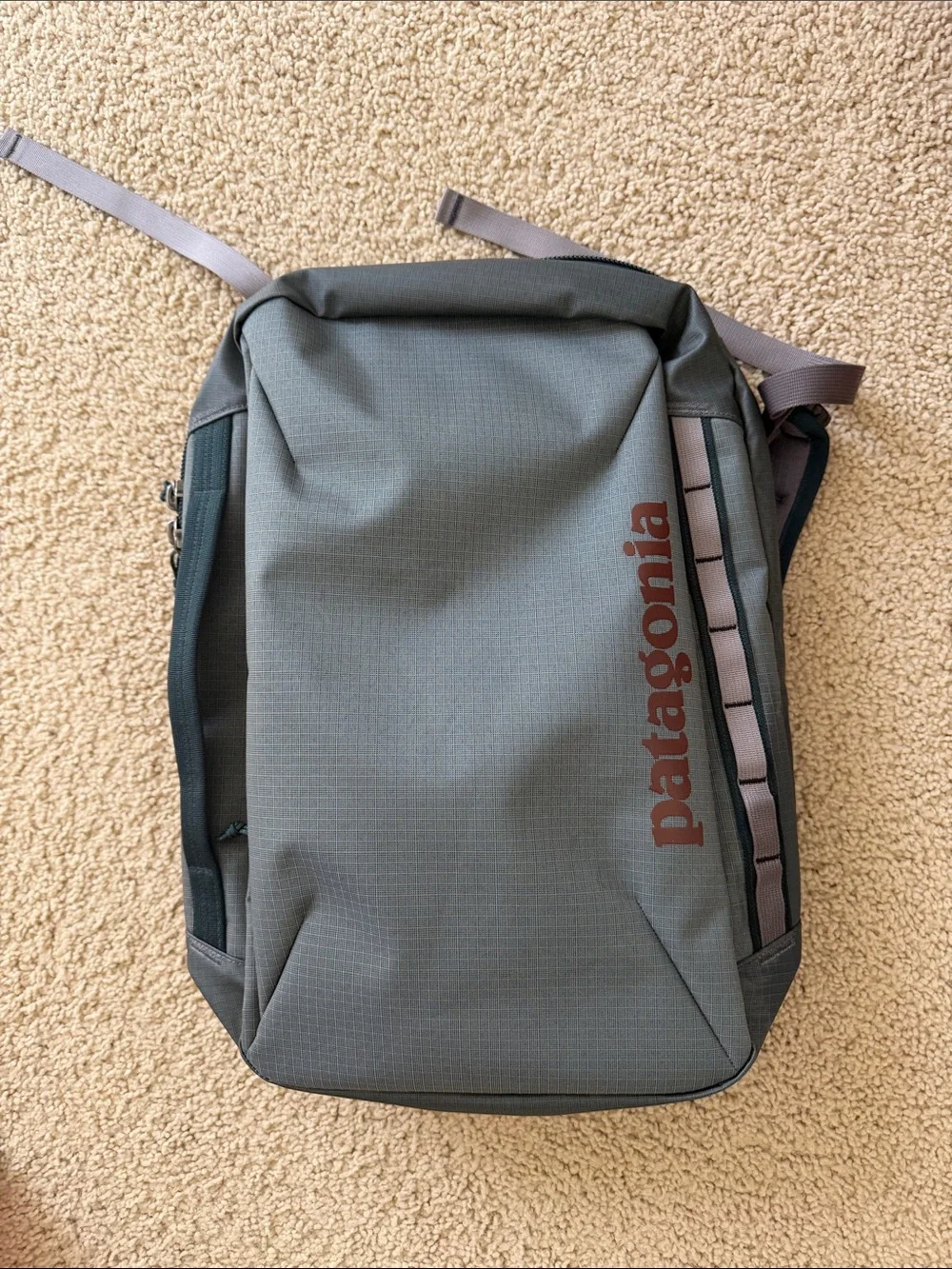 New Patagonia 22L Black Micro MLC PACK Backpack Noble Gray